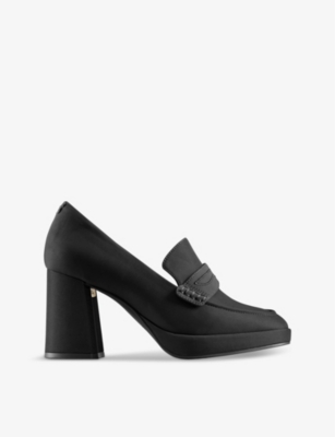 MARTINE ROSE X CLARKS: Martine Rose x Clarks recycled-polyester heeled loafers