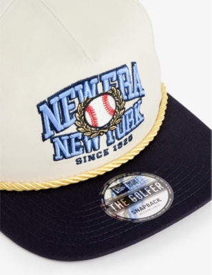 Shop New Era New World Golfer Cotton-twill Cap In White