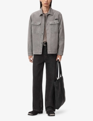 ALLSAINTS: Castleford relaxed-fit corduroy organic-cotton overshirt