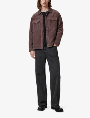 ALLSAINTS: Castleford relaxed-fit corduroy organic-cotton overshirt