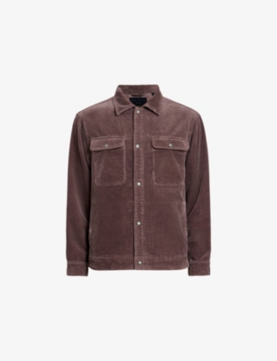 ALLSAINTS: Castleford relaxed-fit corduroy organic-cotton overshirt