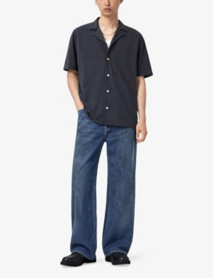ALLSAINTS: Lenny relaxed-fit wide-leg jeans
