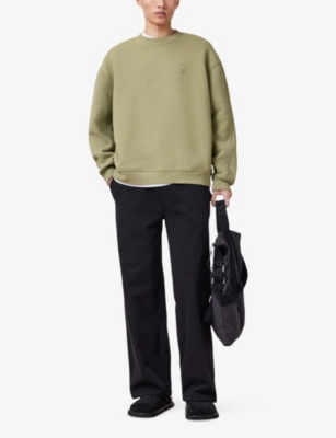 Haven embroidered-logo oversized organic-cotton sweatshirt