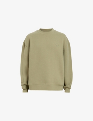 Haven embroidered-logo oversized organic-cotton sweatshirt