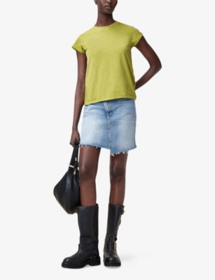 Anna relaxed-fit short-sleeve organic-cotton T-shirt