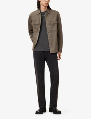 ALLSAINTS: Tonic Logo-Embroidered Slim-Fit Cotton T-Shirt