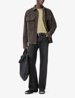 ALLSAINTS: Tonic Logo-Embroidered Slim-Fit Cotton T-Shirt