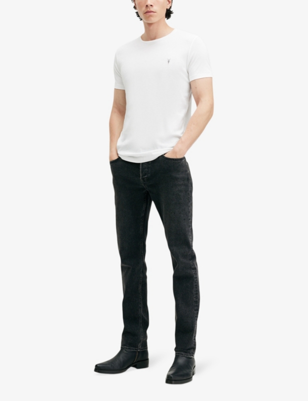 Tonic logo-embroidered slim-fit organic-cotton T-shirt