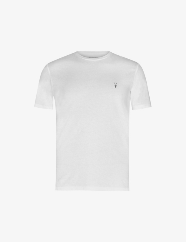 Tonic logo-embroidered slim-fit organic-cotton T-shirt