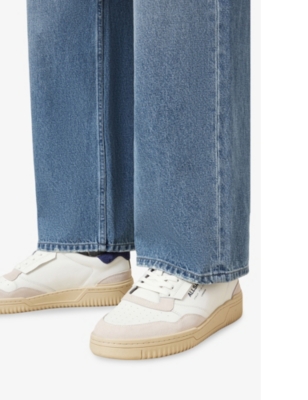 Allsaints Regan Low Top Sneaker In Neutral