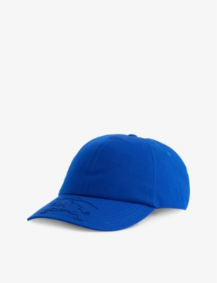 BURBERRY: Brand-embroidered six-panel woven-blend baseball cap