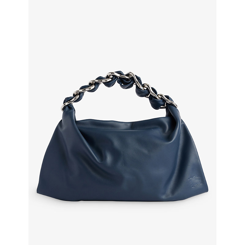 Burberry Womens Lake Swan Small Leather Top-handle Bag
