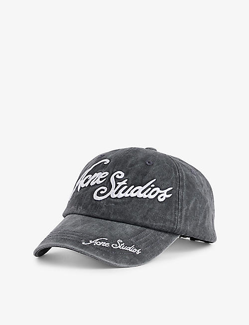 ACNE STUDIOS: Brand-embroidered six-panel cotton-canvas baseball cap
