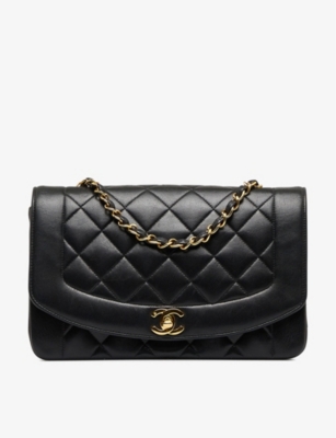 RESELFRIDGES: Pre-loved Chanel Medium Diana leather shoulder bag