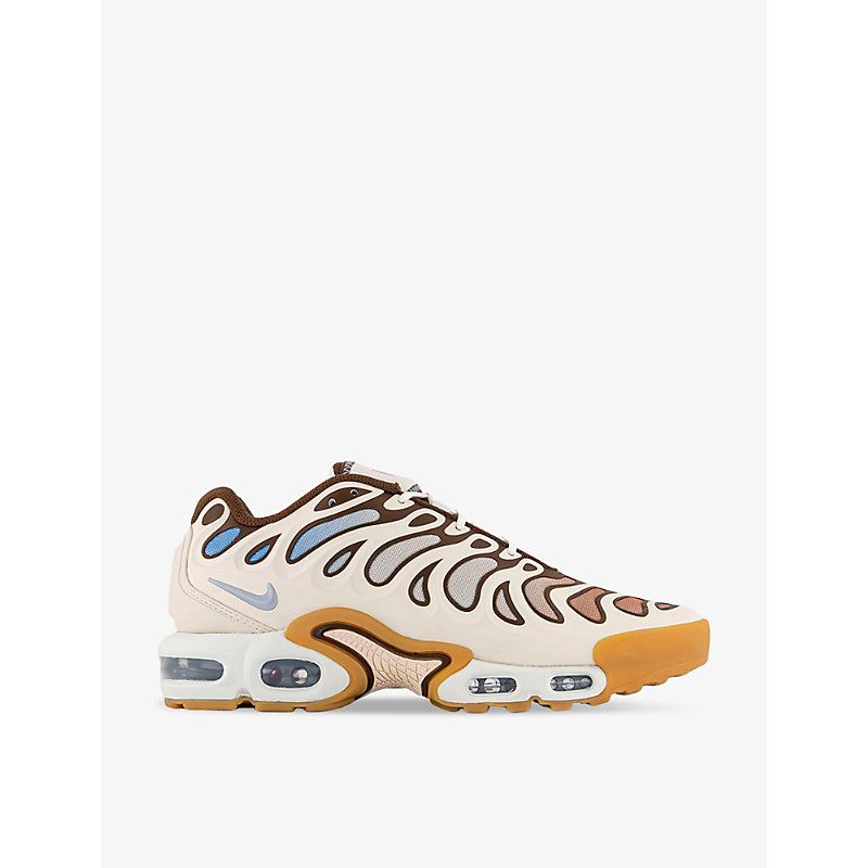 Shop Nike Mens Phantom Light Armory Blu Air Max Plus Brand-embroidered Woven Low-top Trainers