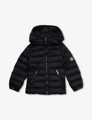 MONCLER: Gles funnel-neck shell-down jacket 4-6 years