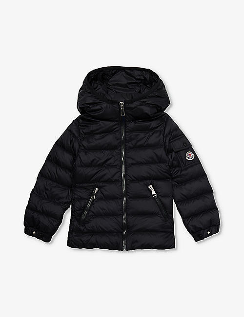 MONCLER: Gles funnel-neck shell-down jacket 4-6 years