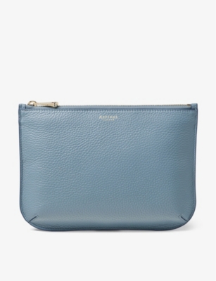 ASPINAL OF LONDON: Ella large grained-leather pouch