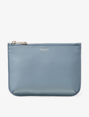 ASPINAL OF LONDON: Ella medium pebble-leather pouch