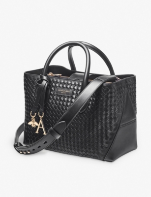 ASPINAL OF LONDON: Midi London Tote leather tote bag