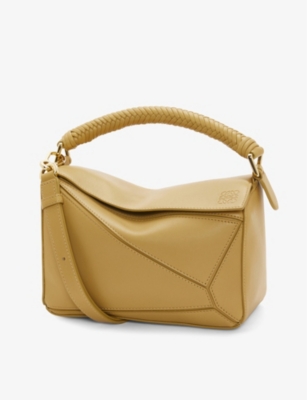 LOEWE: Puzzle small leather shoulder bag