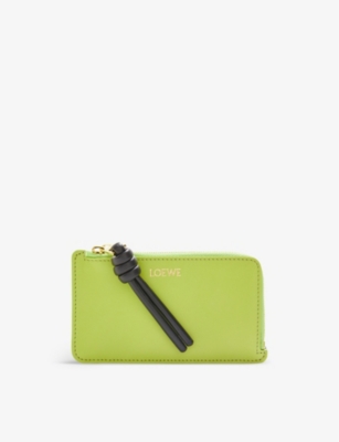 LOEWE: Knot leather card holder