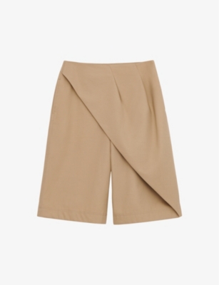 LOEWE: Tailored pleated cotton shorts