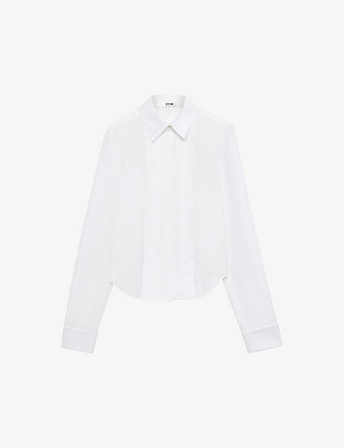 LOEWE: Pleated regular-fit cotton shirt