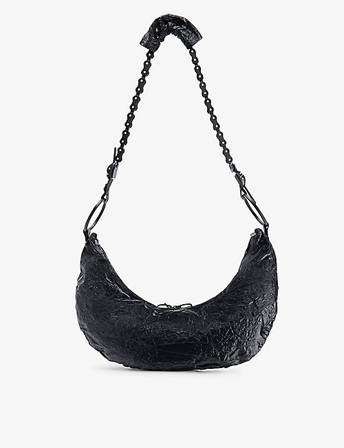 COMME DES GARCONS: Junya Watanabe x Innerraum large crinkle-textured coated-canvas cross-body bag