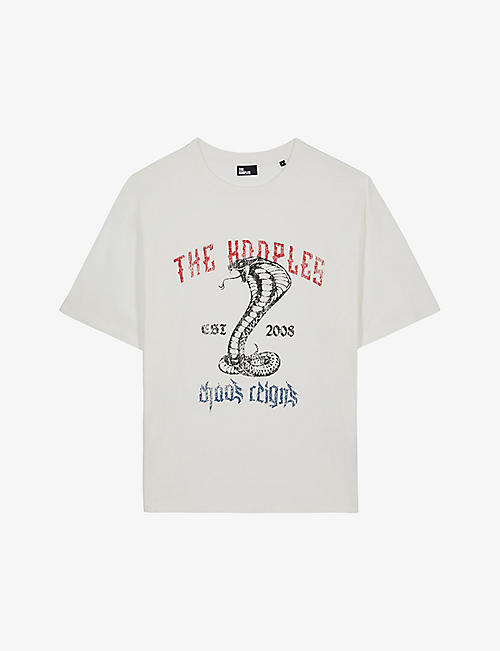 THE KOOPLES: Graphic-print relaxed-fit cotton T-shirt