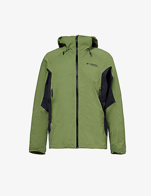 COLUMBIA: Mazama Trail logo-print shell jacket