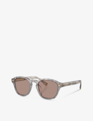 Brunello Cucinelli Unisex Sunglass Bc4006s In Grey