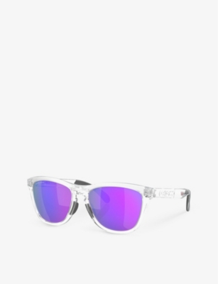 Oakley Womens Clear Oo9284 Frogskins™ Range Round-frame O Matter™ Sunglasses In Clear