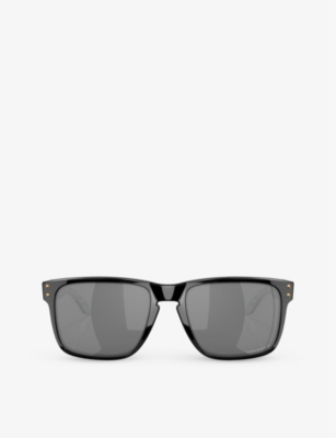 Oakley Womens Black Oo9417 Holbrook Square-frame Acetate Sunglasses