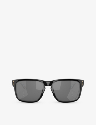 Oakley Womens Black Oo9102 Holbrook Square-frame Acetate Sunglasses