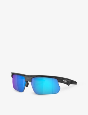 Oakley Womens Grey Oo9400 Bisphaera™️ Rectangle-frame O Matter™ Sunglasses In Grey