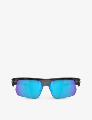Oakley Women's Grey Oo9400 Bisphaera™️ Rectangle-frame O Matter™ Sunglasses