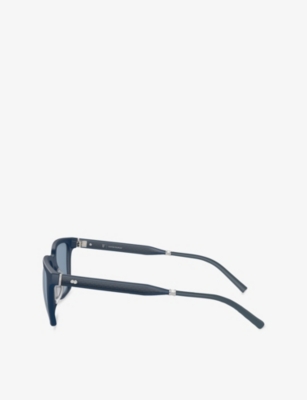 Oliver Peoples Womens Ov5553su Mr Federer Rectangle-frame Acetate Sunglasses Blue In Blue
