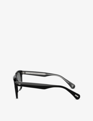 Oliver Peoples 5555su Square-frame Acetate Sunglasses In Black