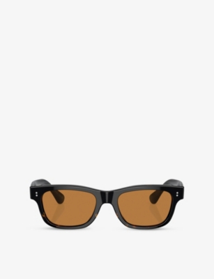 OLIVER PEOPLES: OV5540SU Rosson Sun Rectangle-Frame Acetate Sunglasses