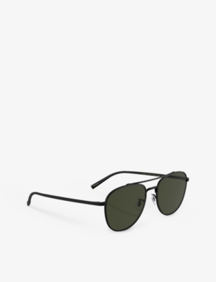 OLIVER PEOPLES: OV1335ST Rivetti pilot-frame titanium sunglasses
