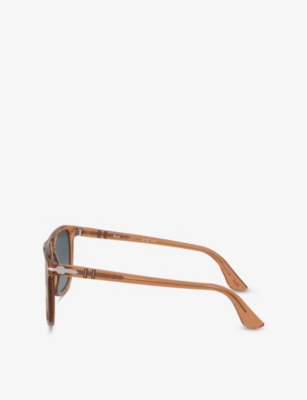 Persol Womens Brown Po3336s Pilot-frame Acetate Sunglasses In Brown