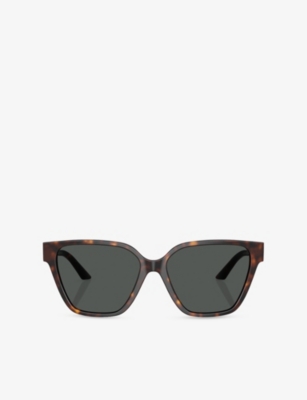 Versace Womens Brown Ve4471b Butterfly-frame Acetate Sunglasses In Brown