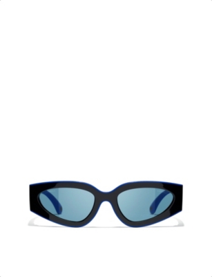 CHANEL: Cat-eye frame sunglasses