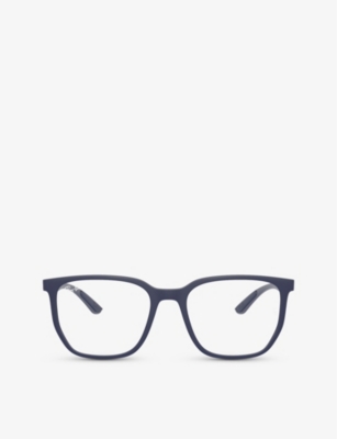RAY-BAN: RX7235 square-frame acetate optical glasses