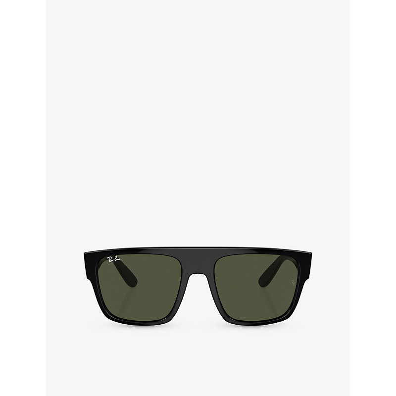 Ray Ban Ray-ban Womens Black Rb0360s Drifter Square-frame Propionate Sunglasses