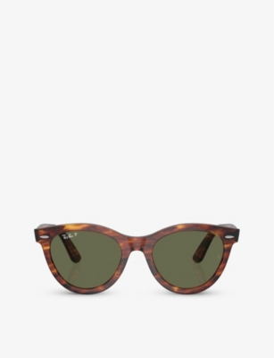 RAY-BAN: RB2241 Wayfarer Way round-frame propionate sunglasses