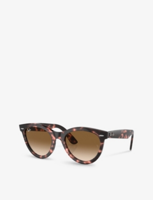 Ray Ban Womens Rb2241 Wayfarer Way Round-frame Propionate Sunglasses Multi-coloured In Multi-coloured