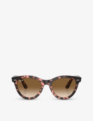 Ray Ban Ray-ban Womens Multi-coloured Rb2241 Wayfarer Way Round-frame Propionate Sunglasses