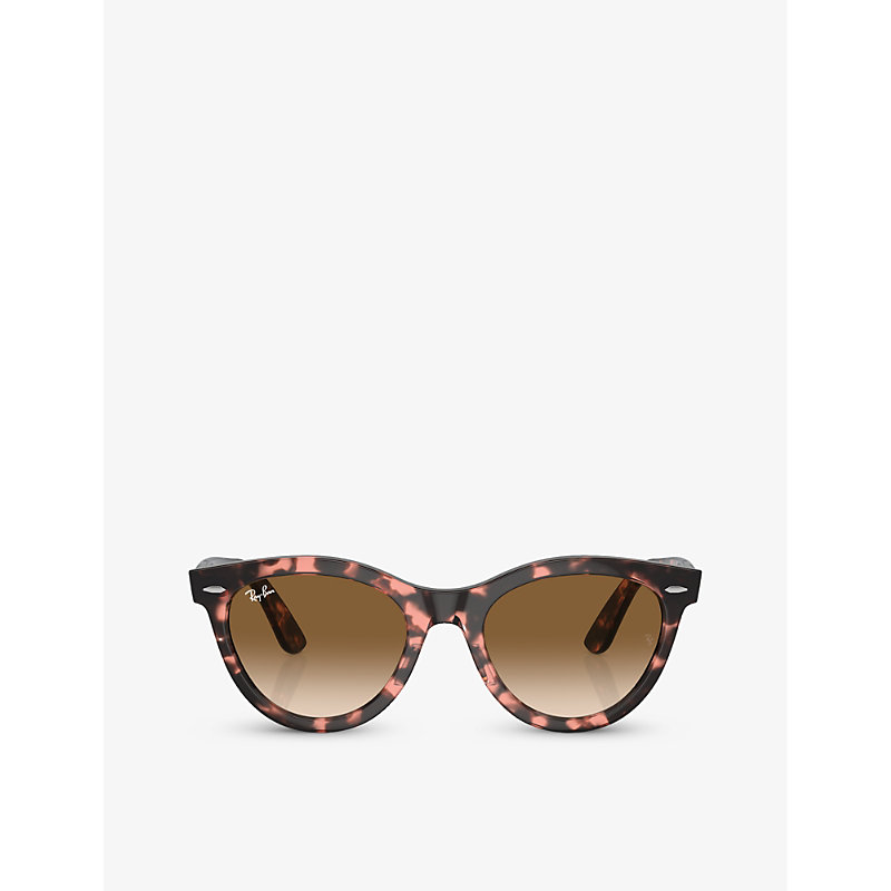 Ray Ban Ray-ban Womens Multi-coloured Rb2241 Wayfarer Way Round-frame Propionate Sunglasses